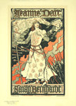 Poster Jeanne D'Arc  Eugéne Grasset  1898  The Masters Poster Plate 174
