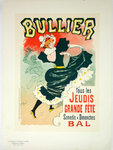 Lithographie  Bullier Bal Georges Meunier 1899  Les Maîtres de L'affiche  Planche n°147