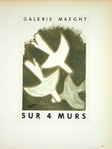 Lithographie   Braque Georges   Sur Quatre Murs  1958 Les Maîtres de L'Ecole de Paris 1959