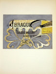 Lithographie  Braque Georges  Galerie Maeght  1952 Les Maîtres de L'Ecole de Paris 1959