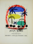 Lithographie  Miro  Joan  Contellation Gallery Berggruen 1959  The Masters of School of Paris 1959