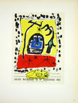 Lithography  Miro  Joan Gallery Matarasso Nice 1957 Original Posters Masters of School of Paris 1959