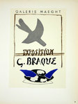 Lithographie  Braque Georges  Galerie Maeght  1959 Les Maîtres de L'Ecole de Paris 1959