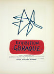 Lithography  Braque  Georges  Exhibition 1958 Poster Masters of Scool of Paris 1959