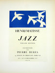 Lithographie  Matisse   Henri  Jazz  1947  Affiche Originales des Maîtres de L'Ecole de Paris 1959