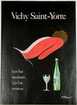 Affiche Villemot Vichy Saint Yorre    1950