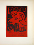 Les Lithographie  Picasso Exposition Vallauris 1952 Maîtres de L'Ecole de Paris 1959
