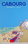 Poster   Normandy  Cabourg  France  Circa 1950 Simone Duval Wenta