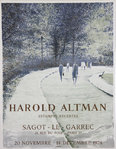 Affiche Altman  Harold  Galerie Sagot le Garrec  1974