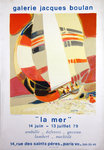 Affiche Ambille  Paul   La Mer  Galerie Jacques Boulan  1979