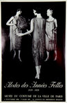 Affiche  Modes des Annees Folles   Musee du Costume Paris   1970