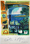 Affiche   Cote D'Azur   Picasso  Pablo   Côte d'Azur  1962