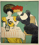 Affiche La Marquisette Liqueur de Dessert  Cappiello   Leonetto 1901