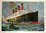 Poster Cunard Line Aquitania Odin Rosenvinge 1907