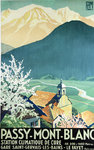 Poster   Passy   Mont  Blanc  PLM   1932  Roger Broders