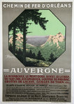 Affiche  Chemin de Fer D'Orleans   Auvergne   Geo Dorival   Circa 1910