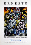 Affiche Ernesto   Opera Gallery    Octobre Novembre  1995