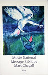 Poster   Chagall Marc    Message Biblique  Natioonal Museum    Circa 1970