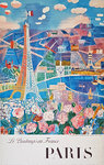 Poster   Dufy Raoul  Paris Spring in France   1966