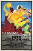 Poster    Carnaval de Nice   F Serracchiani     1932