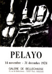 Affiche Pelayo  Oriando  Galerie de Belle Chasse Novembre Decembre 1978