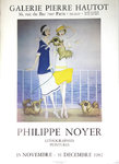 Affiche   Noyer Philippe    Galerie Pierre Hautot     Novembre Decembre 1982
