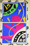 Lithographie  Matisse Henri  Le Cheval  L'Ecuyere et le Clown Livre Jazz 1947  Galerie Berggruen
