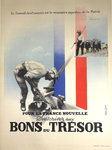 Poster  Bons du Tresor  Souscrivez Pour la france Nouvelle  Colin  Jean  1940