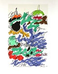 Lithography  Lapicque Charles  Composition   P123  Raoul Dufy  Lettre a Mon Peintre  1965