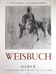 Poster  Weisbuch   Pantomines   Claude Herve  Gallery  1960