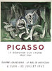 Affiche Picasso Pablo  Le Dejeuner sur L'Herbe  6Juin  13 Juillet 1962