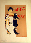 Lithograph  Harper's May  Edward Penfield  Les Maitres de  L'Affiche  PL 115  1898