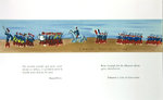 Lithographie Raoul Dufy  Defile   Double  Page 84  85  Lettre a Mon Peintre 1965