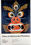 Affiche  Art du Boudhisme    Lamaique  Dieux et Demons de L'Himalaya    Grand Palais  1977