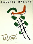 Affiche Tal Coat  Pierre  Galerie Maeght   Circa 1965