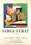 Affiche  Ferat  Serge  Gouaches  Galerie Pro Arte  1958