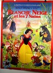 Poster  Blanche Neige et les 7  Nains    Walt Disney