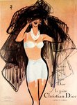 Affiche  Gruau  Rene   La Ligne Dior  1948