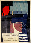 Affiche  Papart   Max   Dessins  Collages  Galerie Carlier  Avril Mai 1958