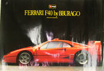 Poster  Ferrarri  F 40   By Burago Photo  Roberto Bigano  92