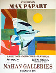 Affiche  Papart  Max  Nahan Galleries  Exhibition New York  1981