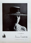 Poster  Les Chapeaux de Jeanne Lanvin   Circa  1950