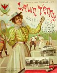 Affiche  Hommage Au  Lawn  Tennis Club de Nice   1900
