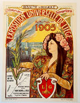 Affiche  Exposition Universelle de Liege 1905   Emile Dupuis