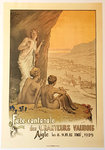 Affiche   Fete Cantonale des Chanteurs Vaudois   Aigle   1929   F.Rouge