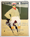 Affiche  Sportsmen    L'Equitation    Xavier  Gose  L'Assiette au Beurre  1902