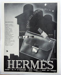 Poster    Hermes  Pour Vos Cadeaux   Paris  New York  Biarritz  Cannes Chantilly  1935