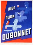 Affiche  Dubo  Dubon   Dubonnet  AM Cassandre   1946