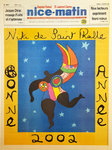 Poster    De St Phale  Niki  Nana  Brune   Nice Matin 1  January  2002