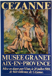 Affiche  Cezanne   Paul  Musee Granet  Aix en Provence   Les Baigneuses  1984